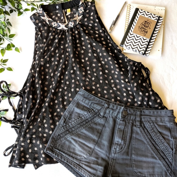 Free People Tops - Free People Embroidered Summer Tank